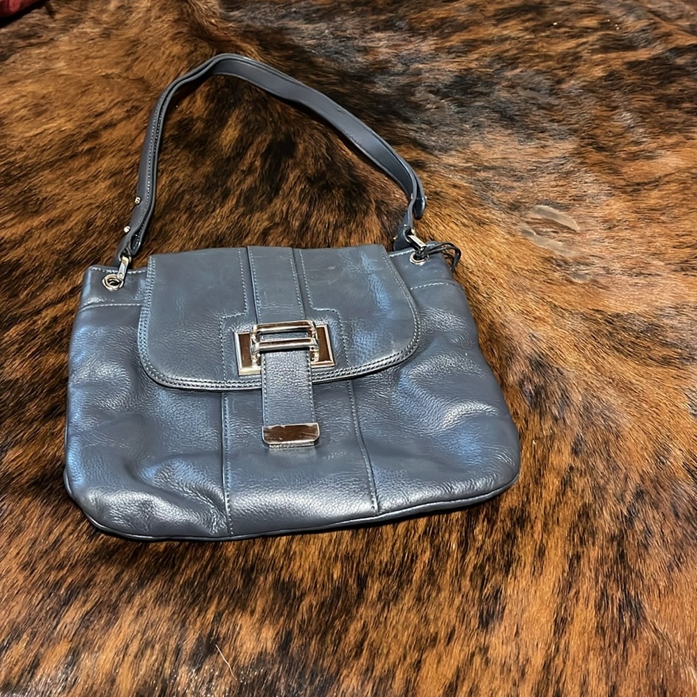 Liz Claiborne charcoal grey purse
